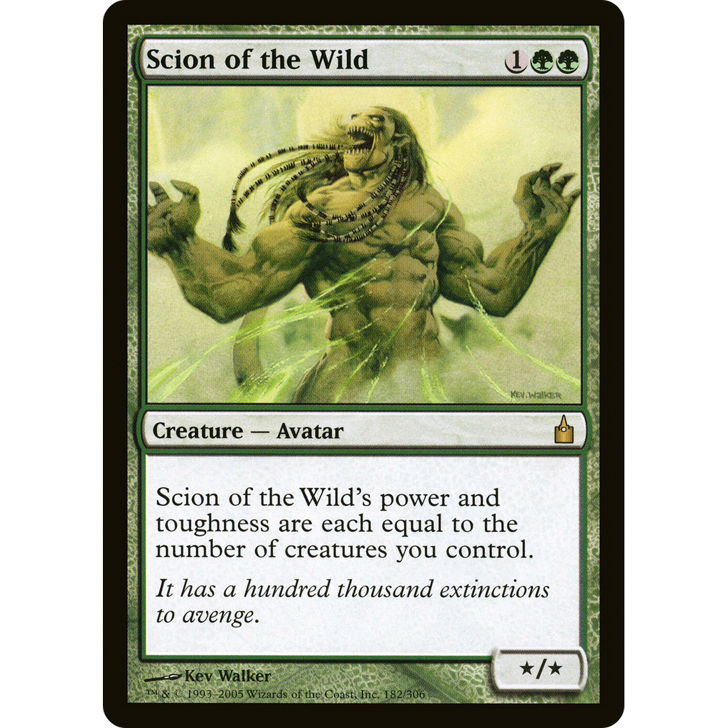Scion of the Wild (RAV-182) - Ravnica: City of Guilds Foil