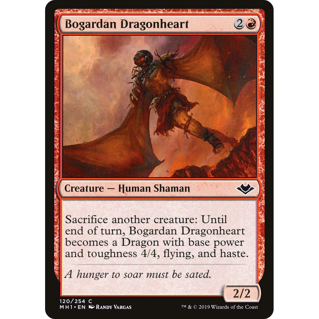 Bogardan Dragonheart (MH1-120) - Modern Horizons Foil