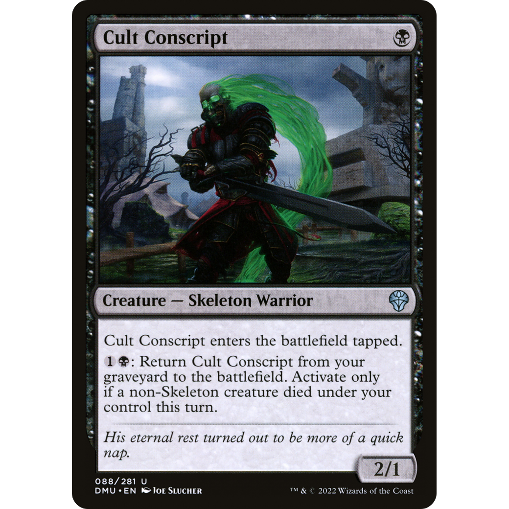 Cult Conscript (DMU-088) - Dominaria United Foil