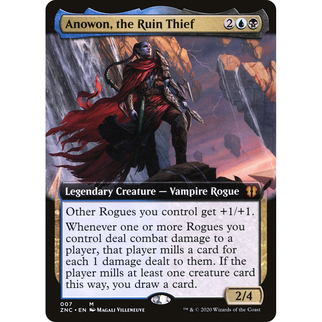 Anowon, the Ruin Thief (Extended Art) (ZNC-007) - Zendikar Rising Commander: (Extended Art)