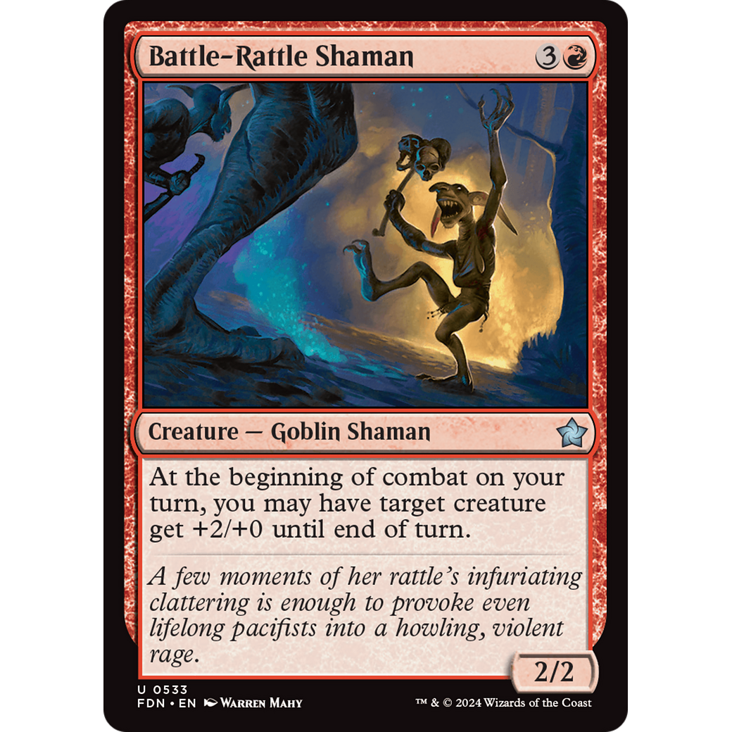 Battle-Rattle Shaman (FDN-533) - Foundations