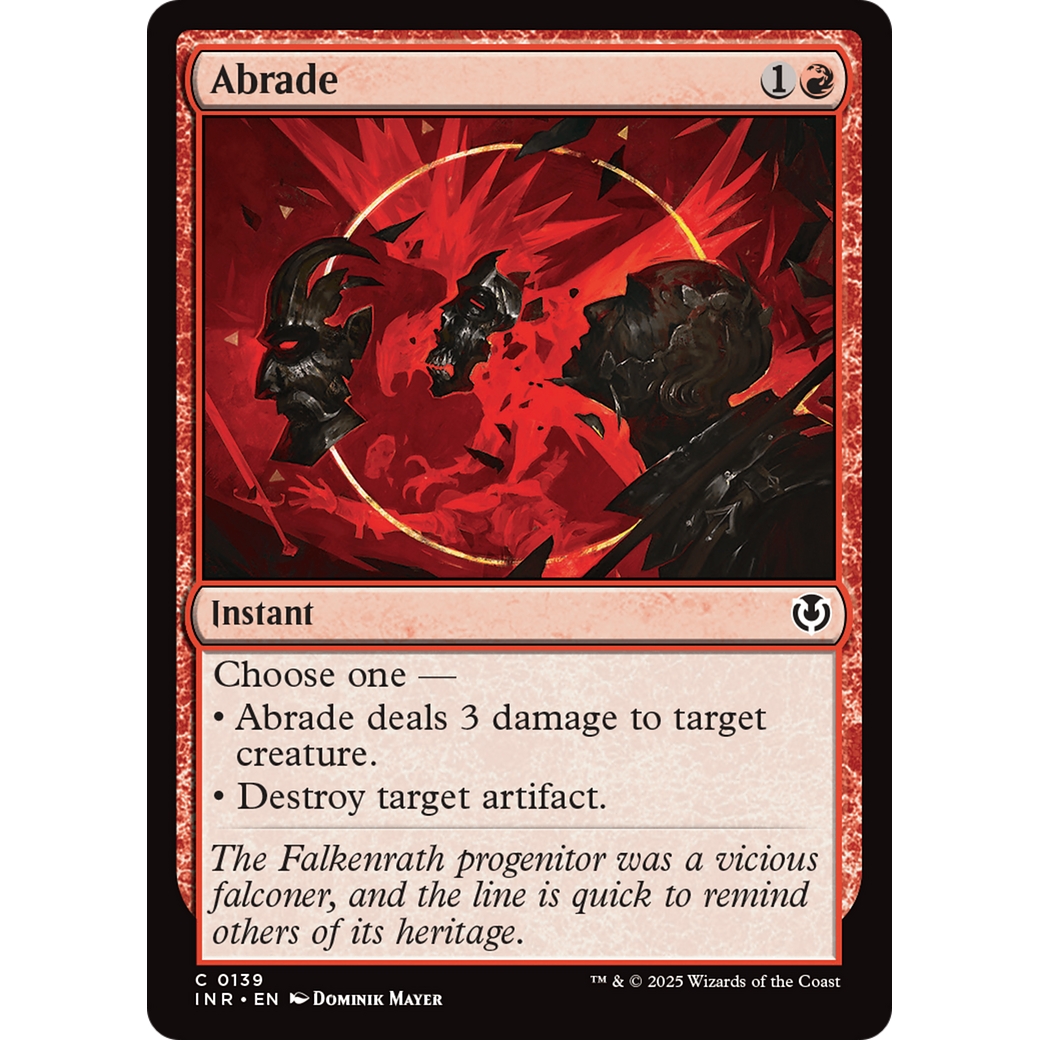 Abrade (INR-139) - Innistrad Remastered Foil