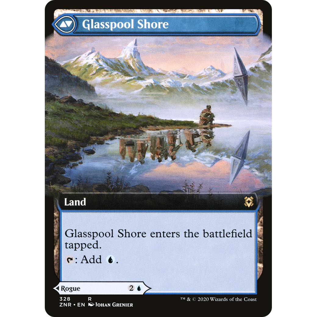 Glasspool Mimic (Extended Art) (ZNR-328) - Zendikar Rising: (Extended Art)