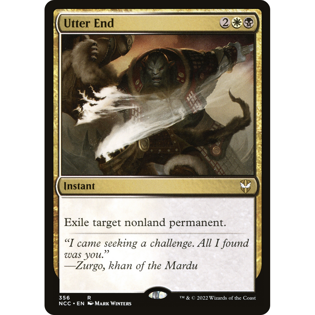 Utter End (NCC-356) - New Capenna Commander