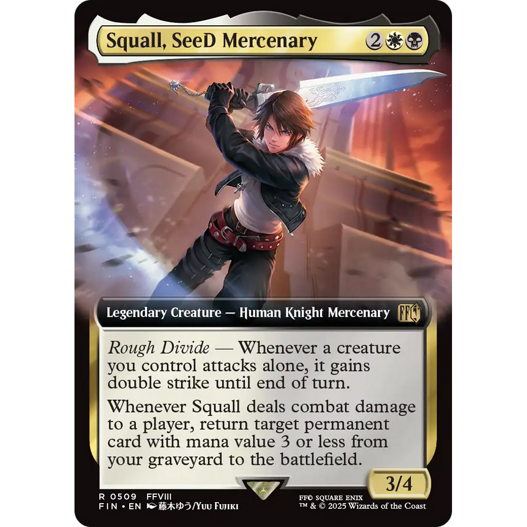 Squall, SeeD Mercenary (FIN-509) - FINAL FANTASY: (Extended Art)