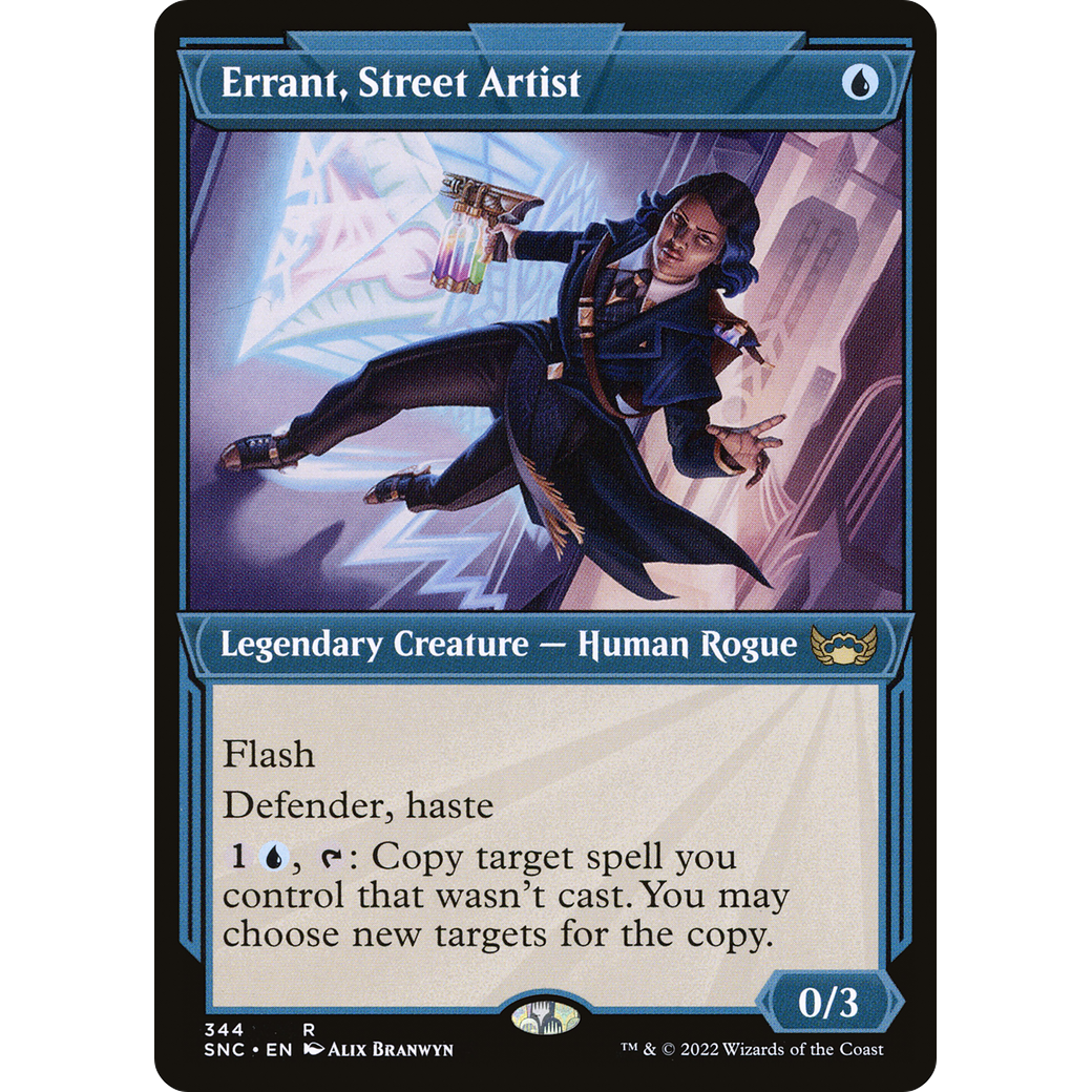 Errant, Street Artist (Showcase) (SNC-344) - Streets of New Capenna: (Showcase)