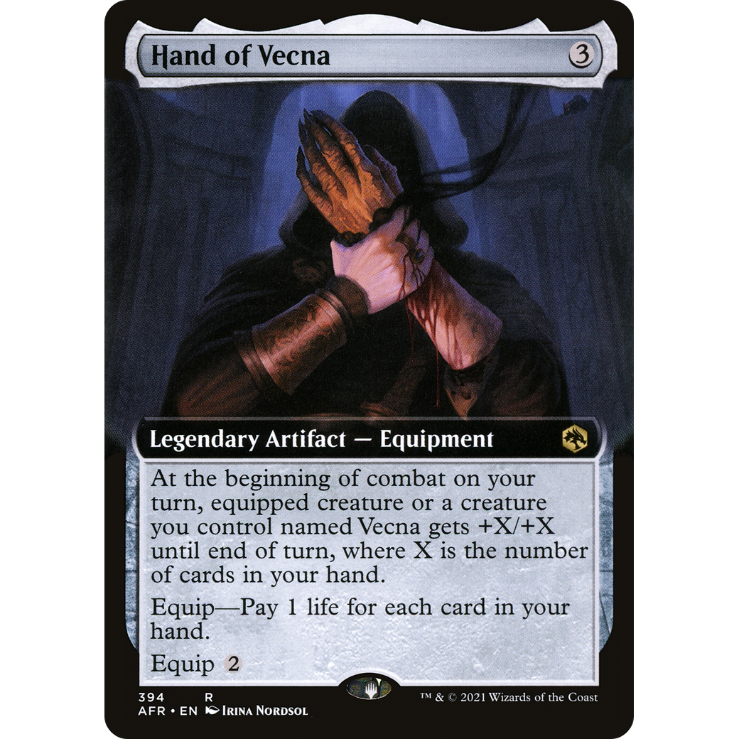 Hand of Vecna (Extended Art) (AFR-394) - Adventures in the Forgotten Realms: (Extended Art) Foil