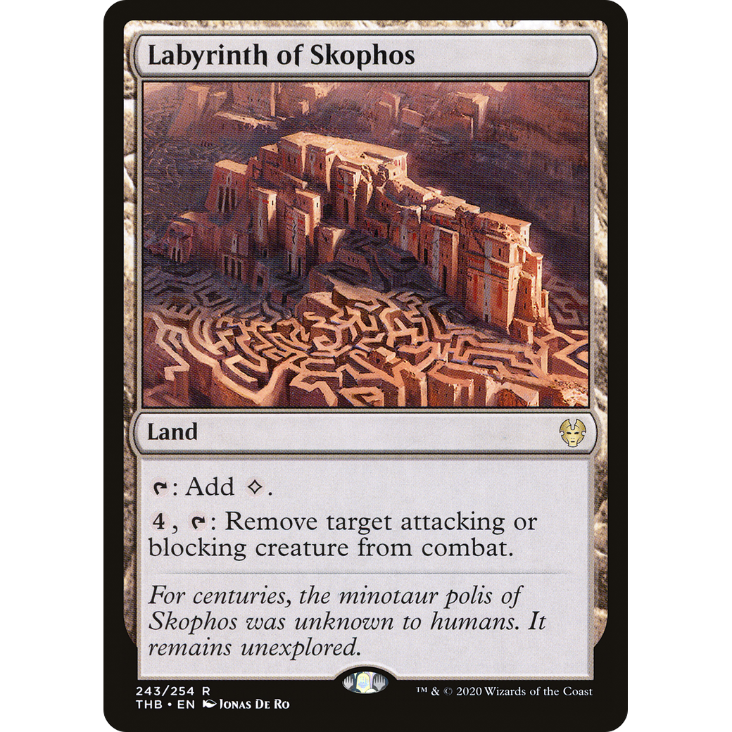 Labyrinth of Skophos (THB-243) - Theros Beyond Death Foil