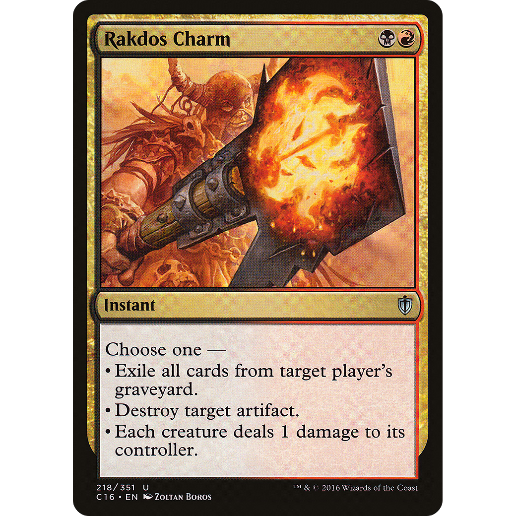 Rakdos Charm (C16-218) - Commander 2016