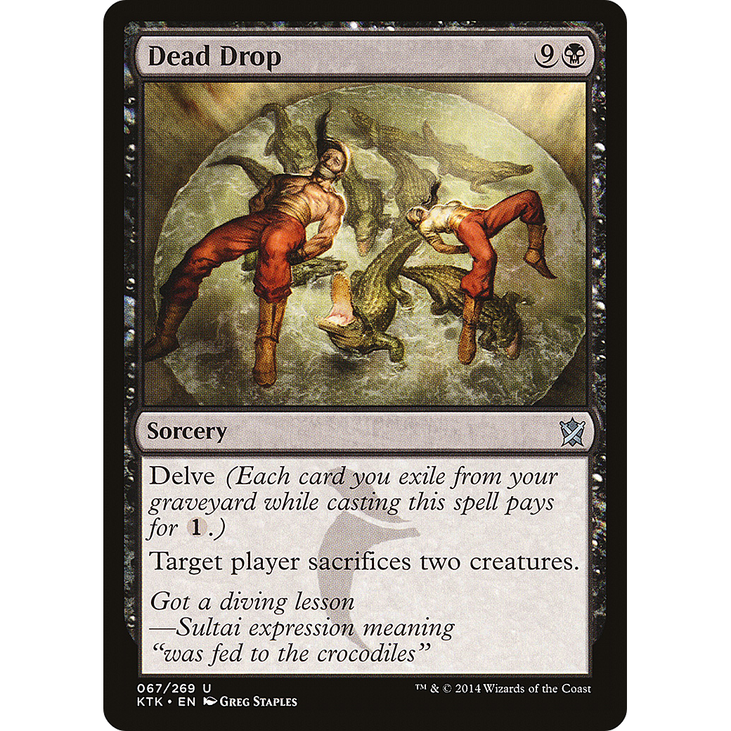 Dead Drop (KTK-067) - Khans of Tarkir Foil