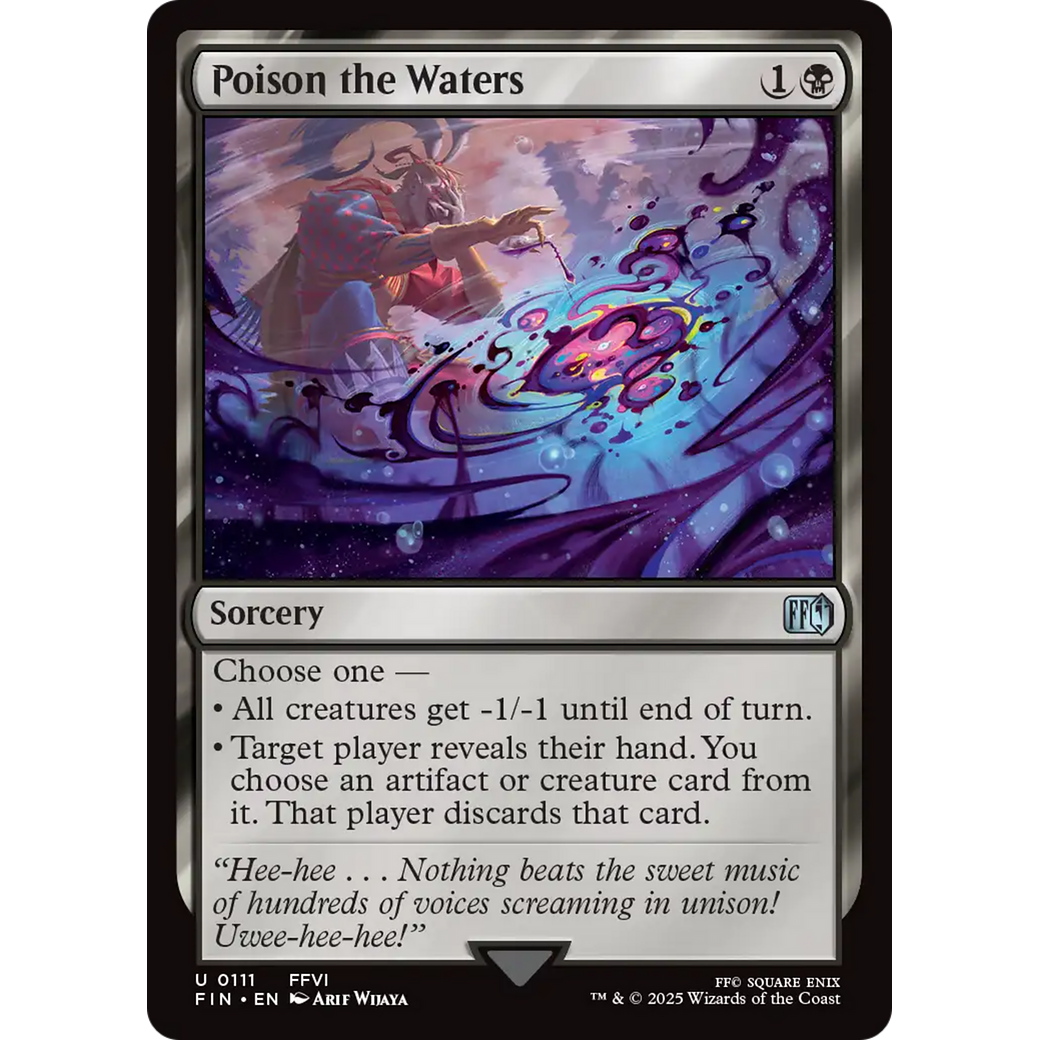 Poison the Waters (FIN-111) - FINAL FANTASY Foil