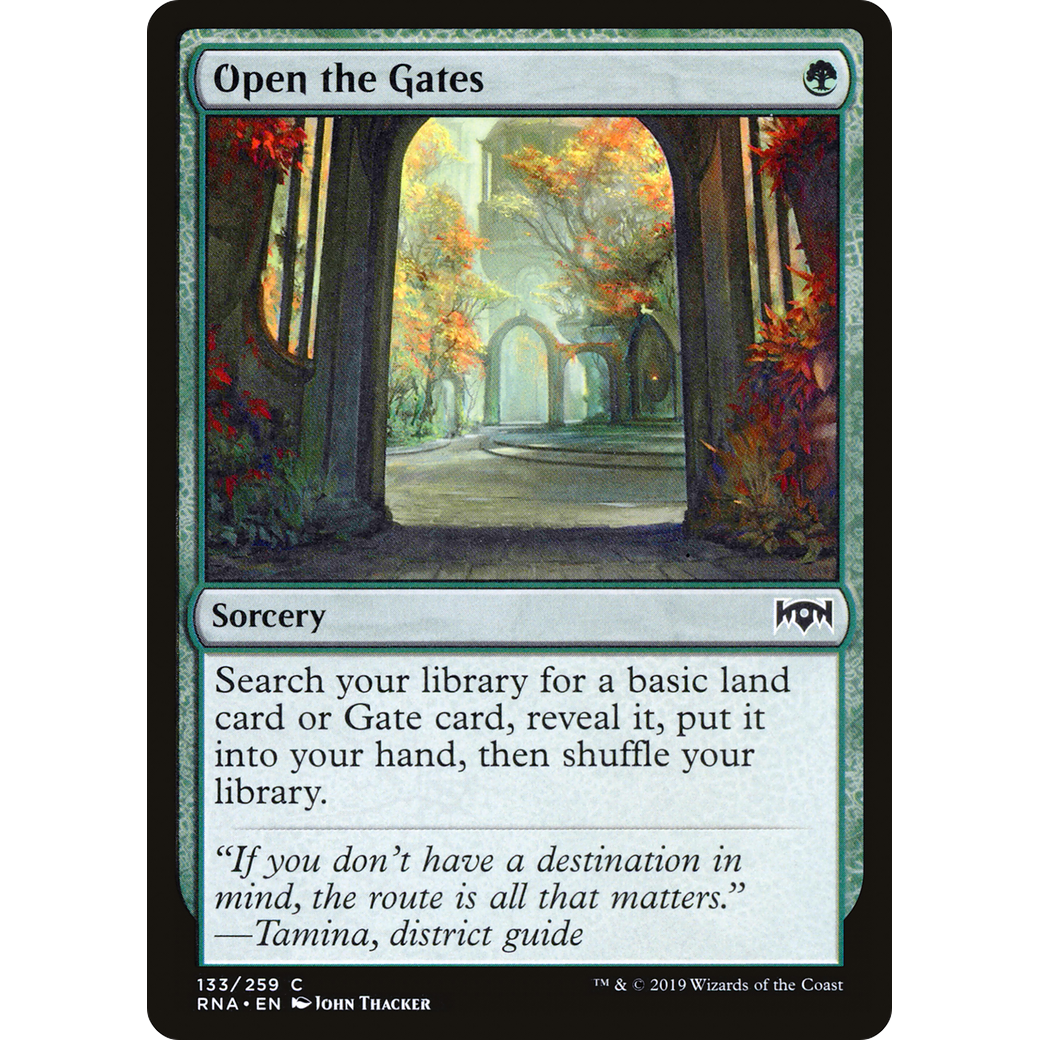Open the Gates (RNA-133) - Ravnica Allegiance Foil