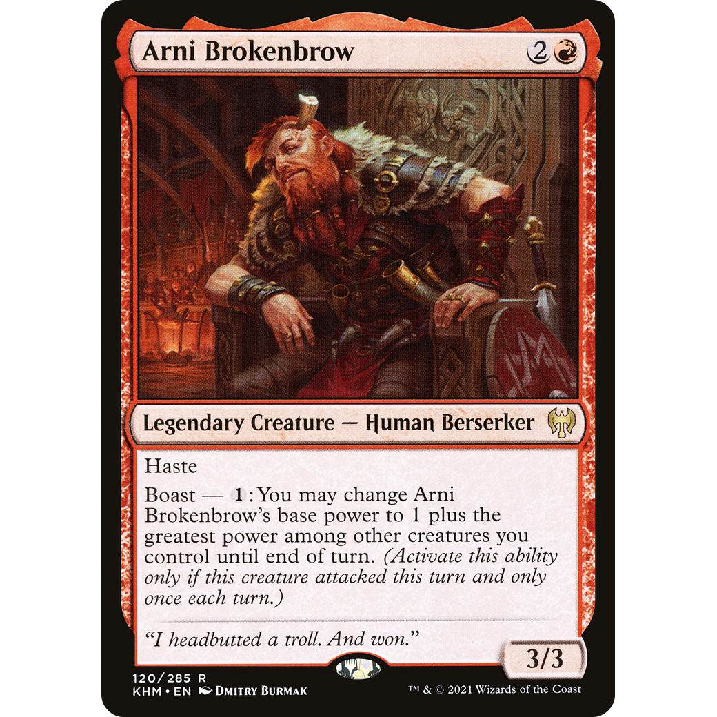 Arni Brokenbrow (KHM-120) - Kaldheim Foil