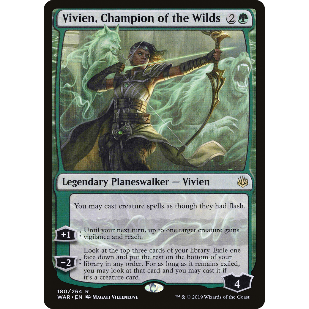 Vivien, Champion of the Wilds (WAR-180) - War of the Spark