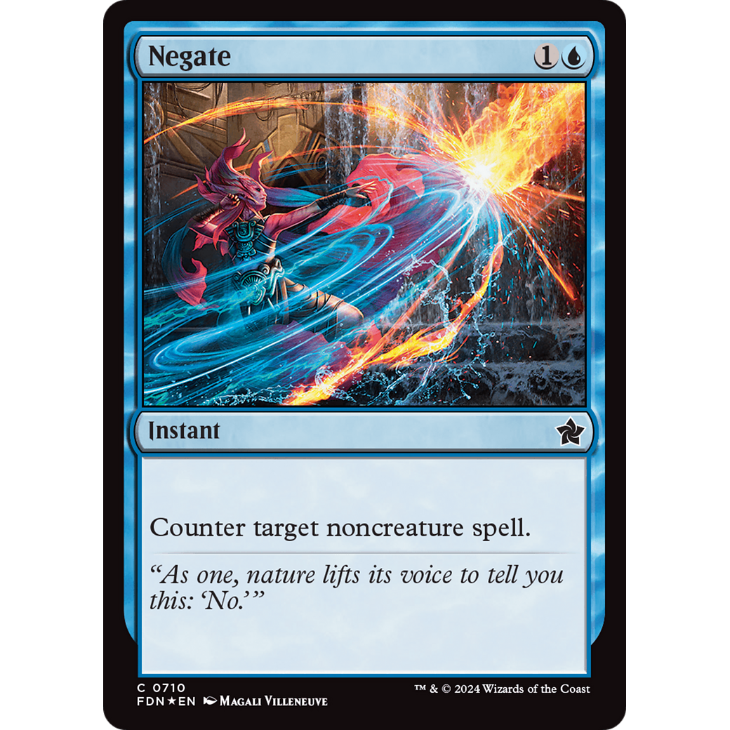Negate (FDN-710) - Foundations Foil