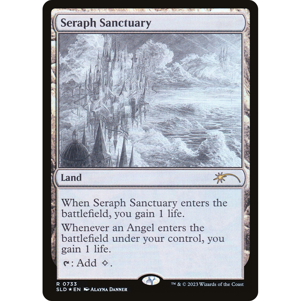 Seraph Sanctuary (Sketch Showcase) (SLD-733) - Secret Lair Drop