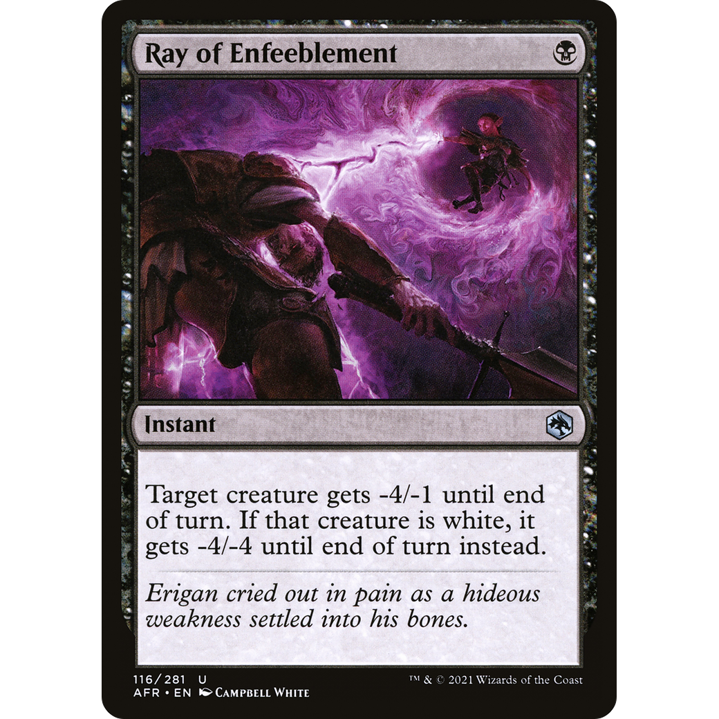 Ray of Enfeeblement (AFR-116) - Adventures in the Forgotten Realms