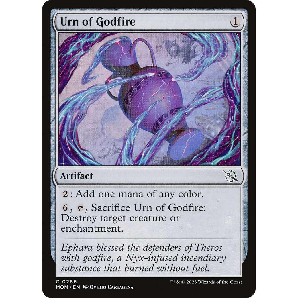 Urn of Godfire (MOM-266) - March of the Machine Foil