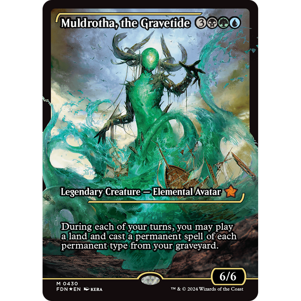 Muldrotha, the Gravetide (FDN-430) - Foundations: (Showcase) Foil