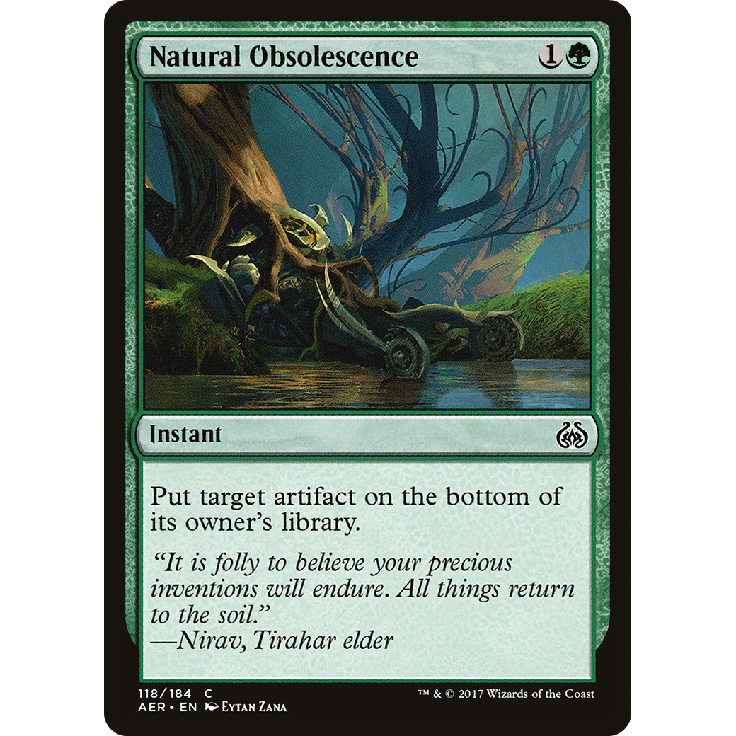 Natural Obsolescence (AER-118) - Aether Revolt