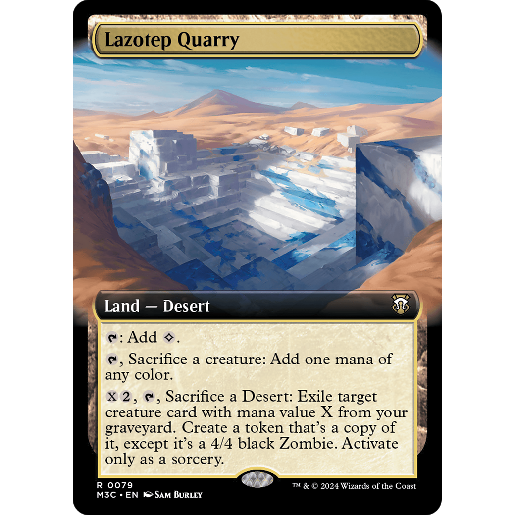 Lazotep Quarry (M3C-079) - Modern Horizons 3 Commander: (Extended Art) Foil