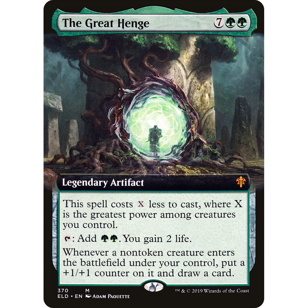 The Great Henge (Extended Art) (ELD-370) - Throne of Eldraine: (Extended Art)