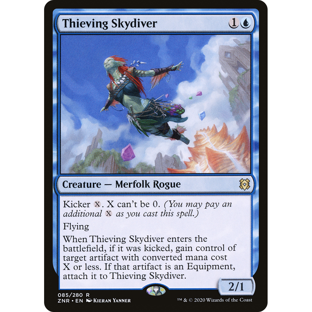 Thieving Skydiver (ZNR-085) - Zendikar Rising Foil