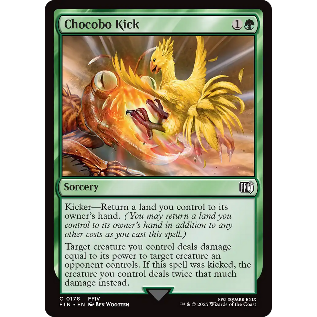 Chocobo Kick (FIN-178) - FINAL FANTASY Foil