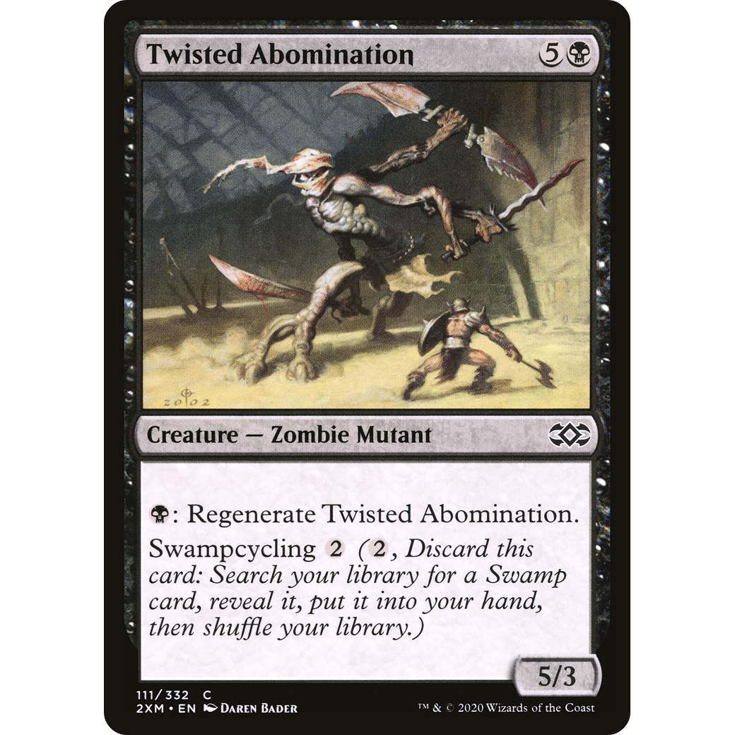 Twisted Abomination (2XM-111) - Double Masters Foil