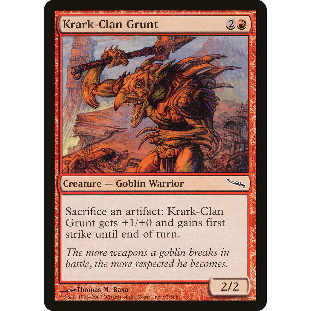 Krark-Clan Grunt (MRD-097) - Mirrodin Foil
