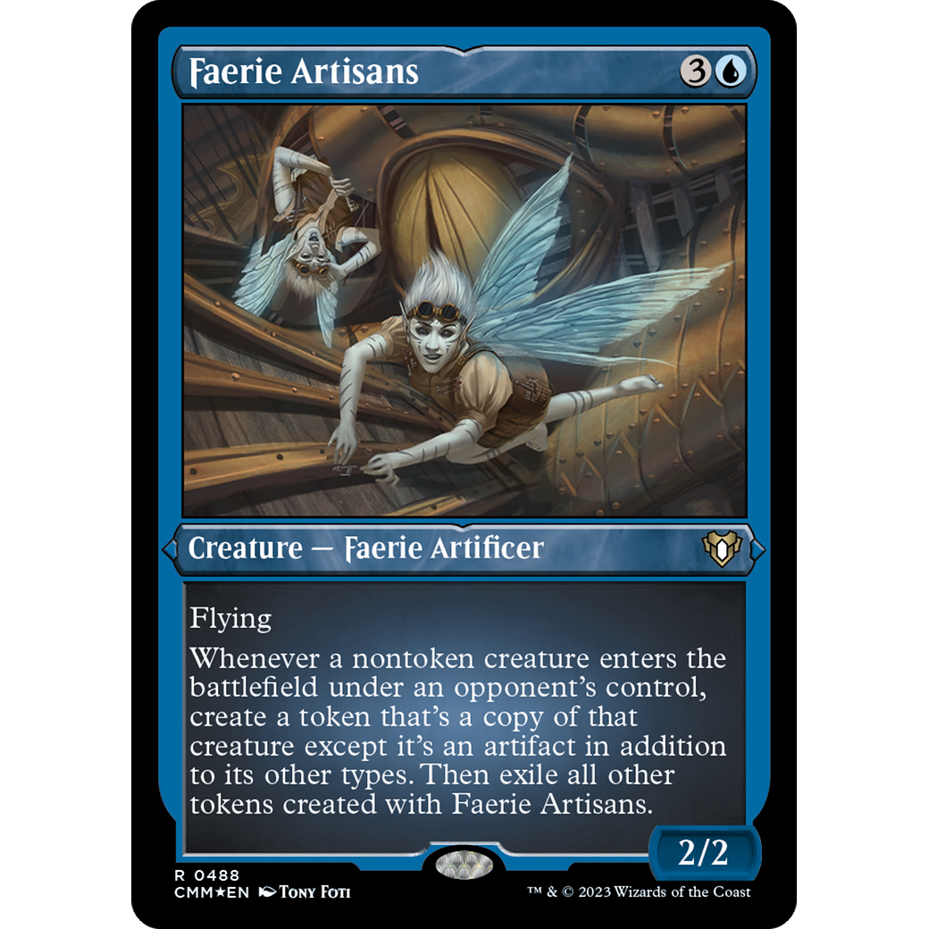Faerie Artisans (CMM-488) - Commander Masters Etched Foil