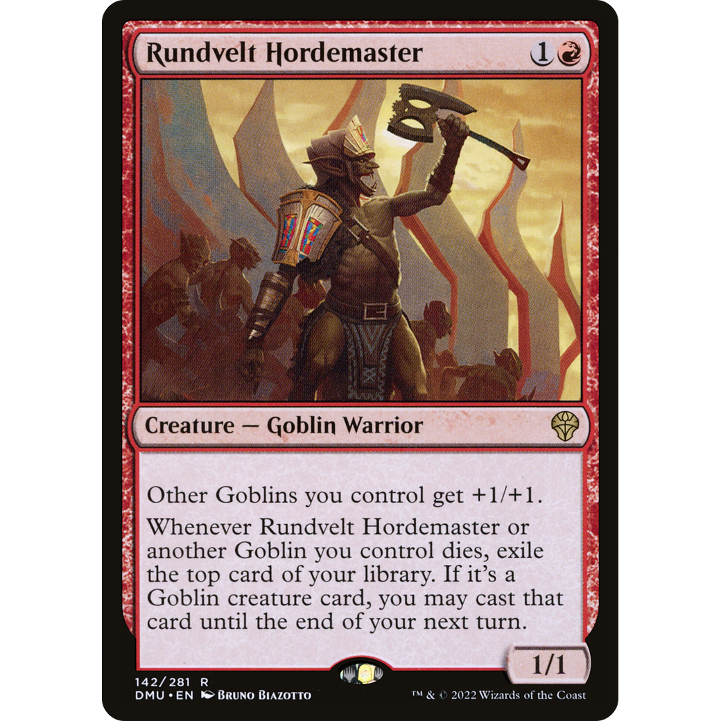 Rundvelt Hordemaster (DMU-142) - Dominaria United Foil