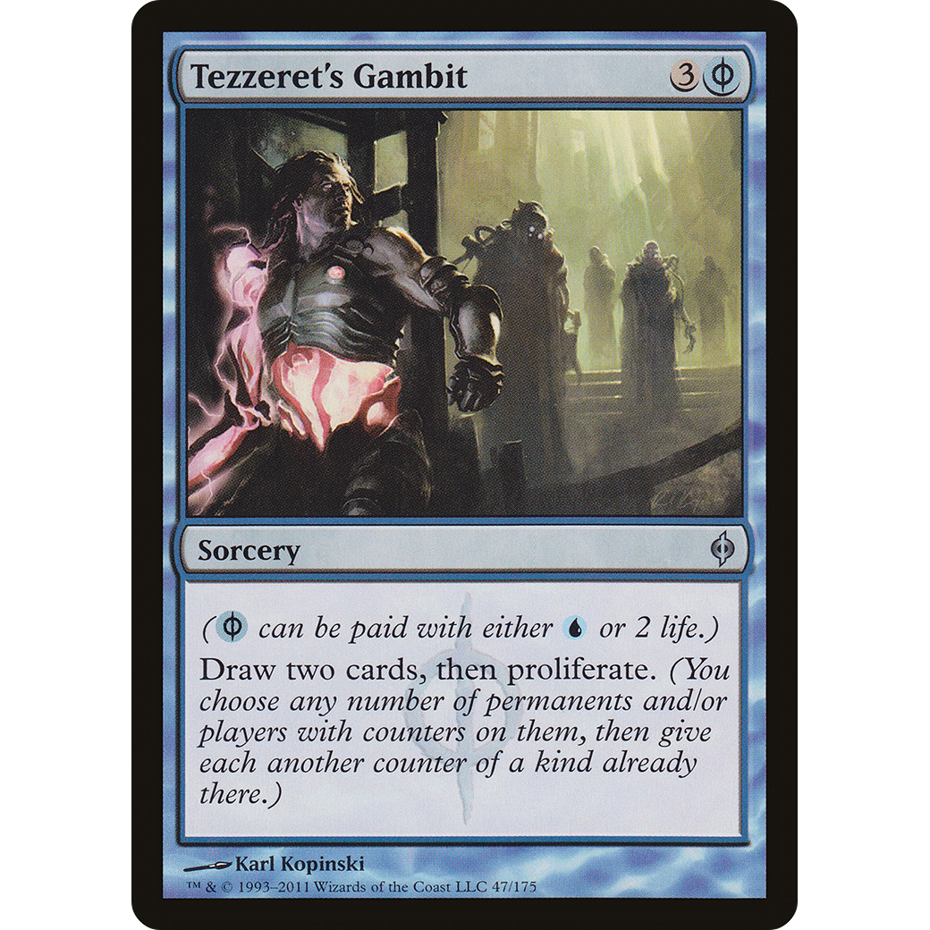 Tezzeret's Gambit (NPH-047) - New Phyrexia Foil