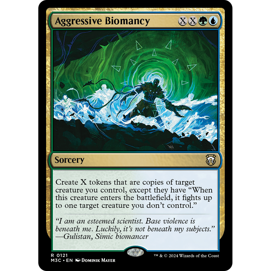 Aggressive Biomancy (M3C-121) - Modern Horizons 3 Commander