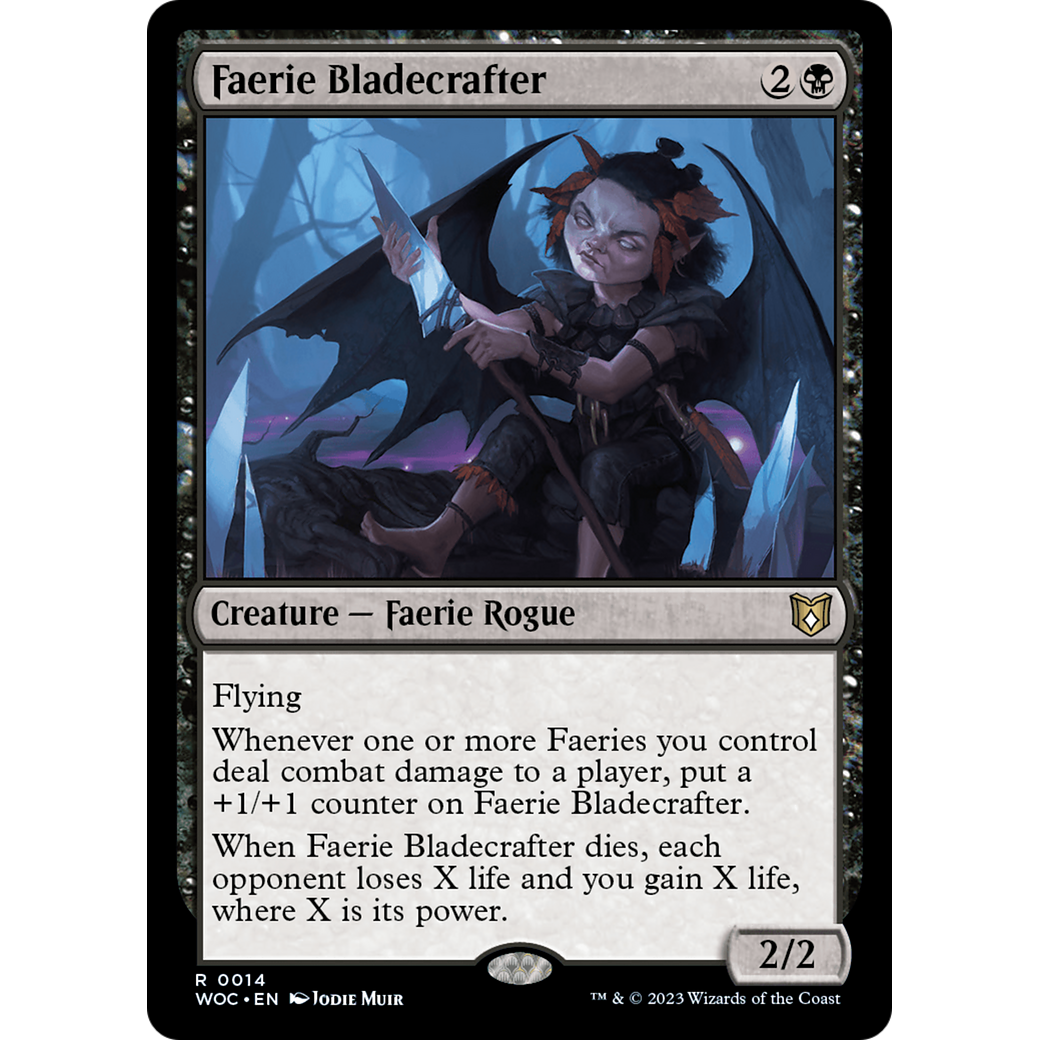 Faerie Bladecrafter (WOC-014) - Wilds of Eldraine Commander