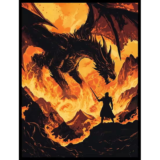 Realm Guard: Art Sleeves - Fire Dragon