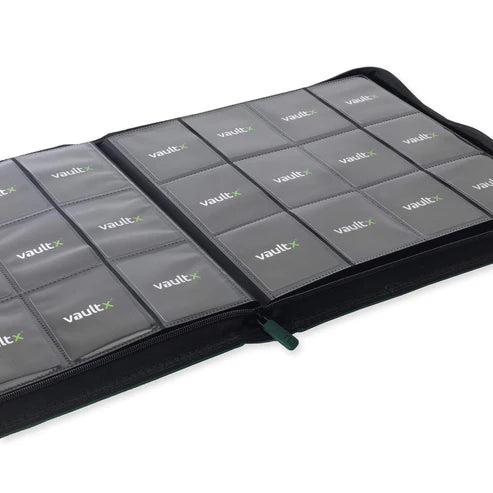 Vault X: Forest Green 12-Pocket Exo-Tec Zip Binder
