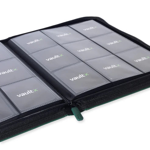 Vault X: Forest Green 9-Pocket Exo-Tec Zip Binder
