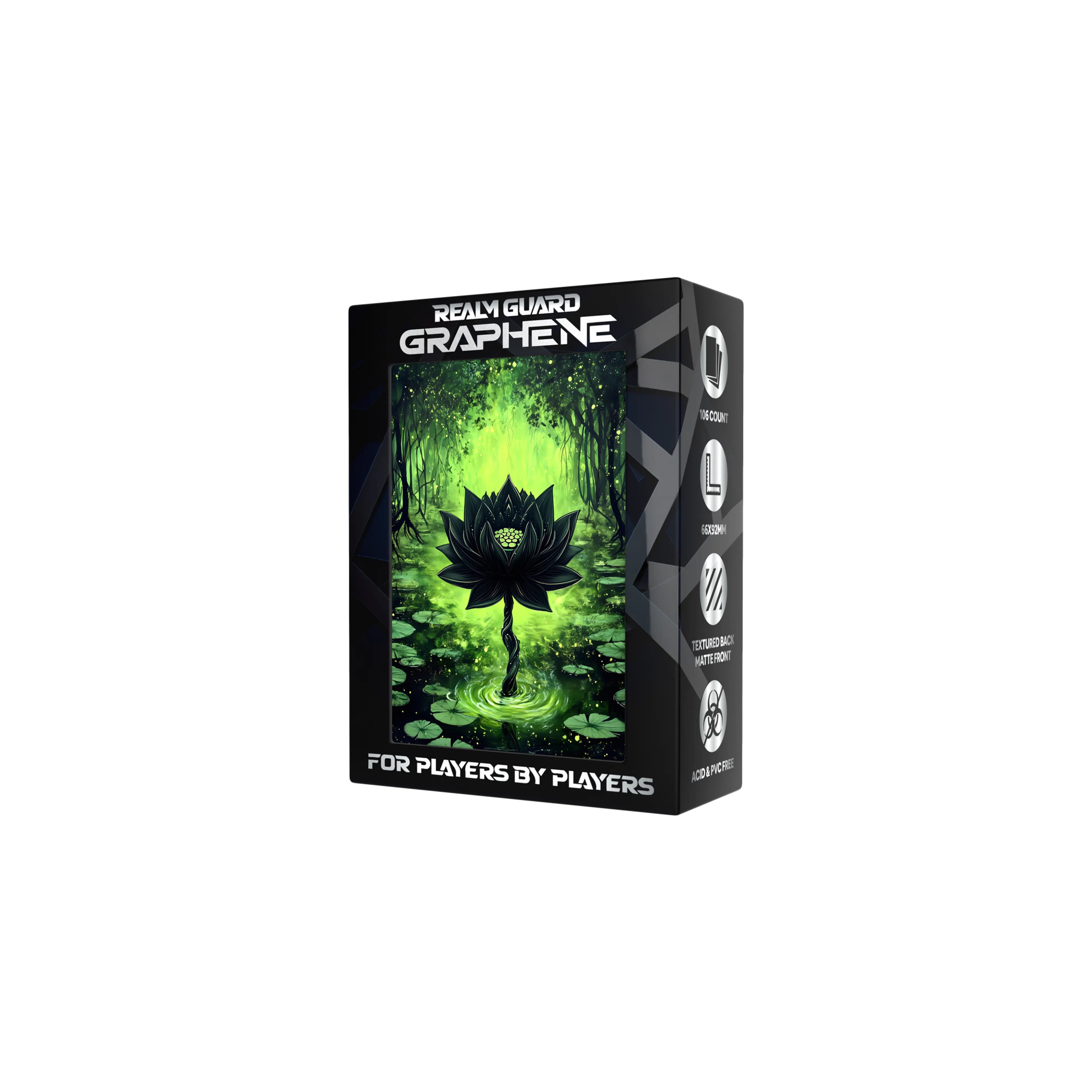 Realm Guard: Graphene Art Sleeves - Forest Black Lotus