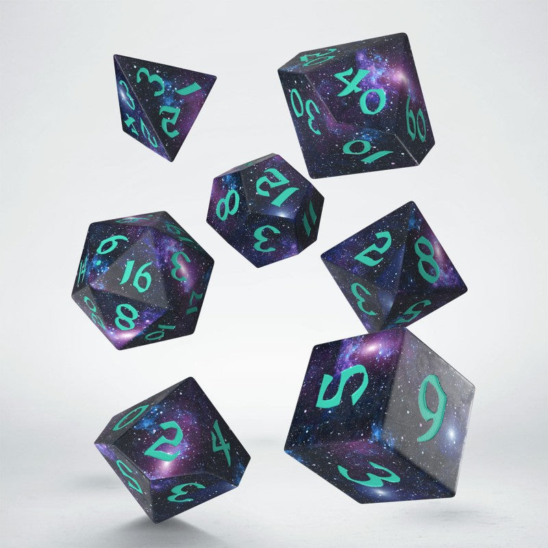 Stardust Full Art Set of 7 Polyhedral Dice