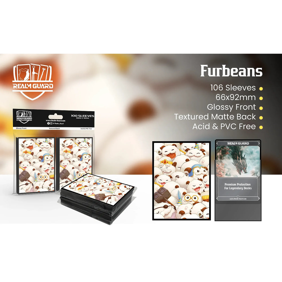 Realm Guard: Graphene Art Sleeves - Furbeans