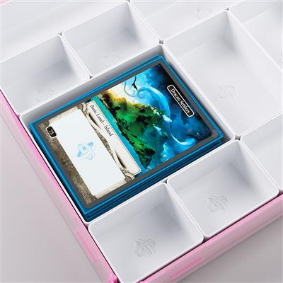 Gamegenic Token Silo XL Convertible Tray - Pink/White