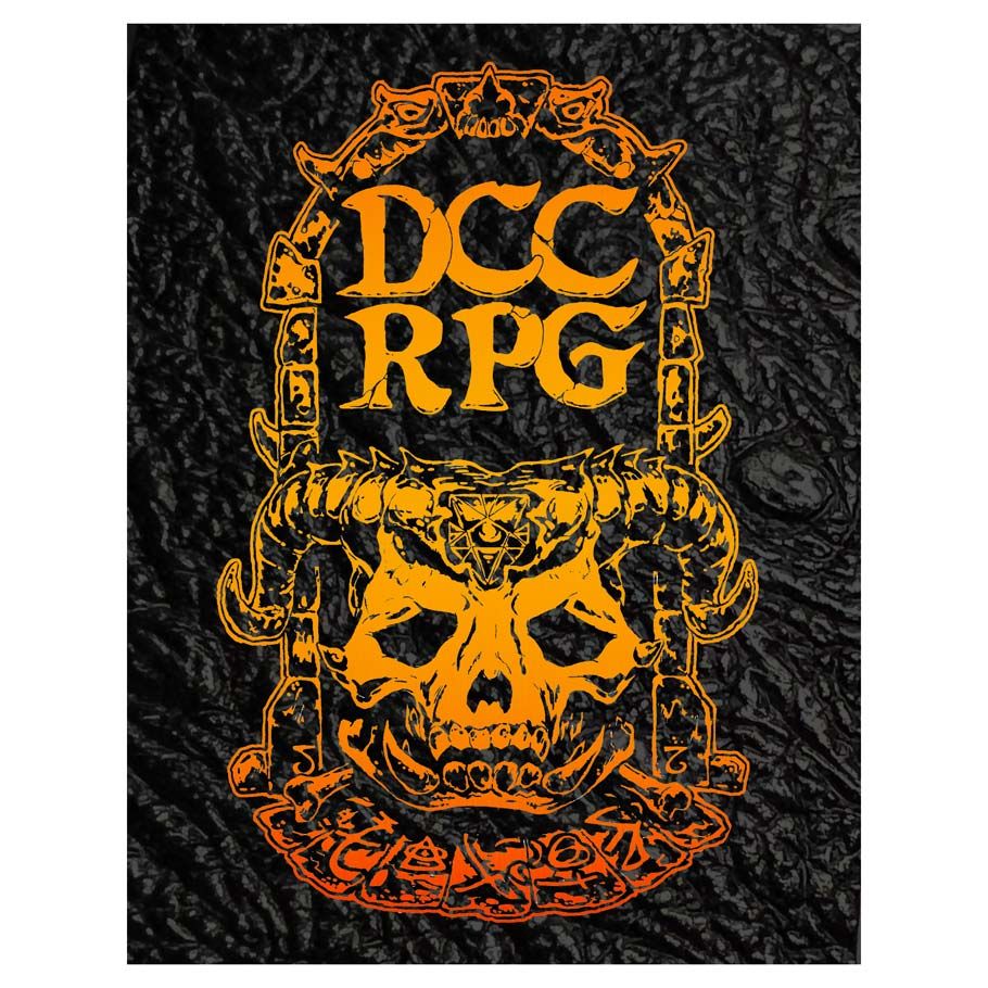 Dungeon Crawl Classics RPG: Core Rulebook - Demon Skull Monster Hide Edition