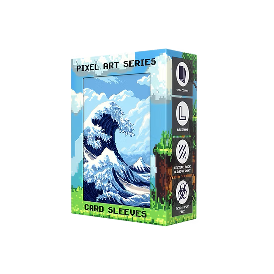 Realm Guard: Pixel Art Sleeves - Great Wave
