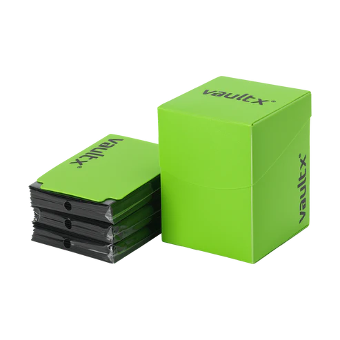 Large Green 100+ Deck Box with 150 sleeves