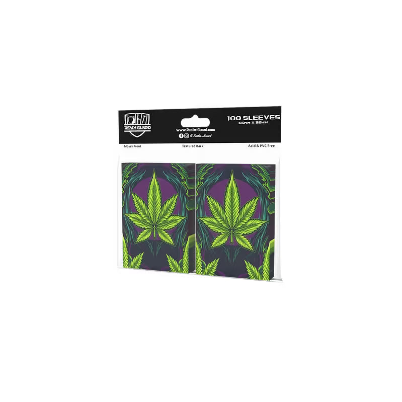 Realm Guard: Art Sleeves - Green Leaf