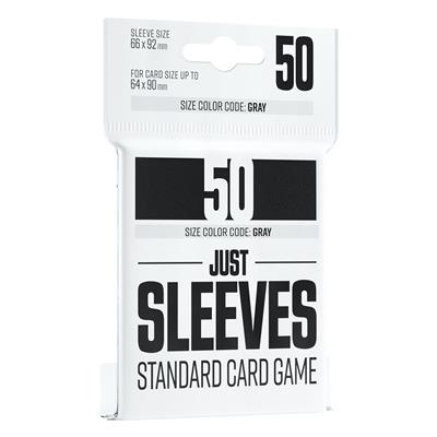 Just Sleeves: Black Standard 50ct Card Game Sleeves