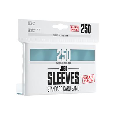 Just Sleeves: Clear Standard Card Game Sleeves 250ct Value Pack