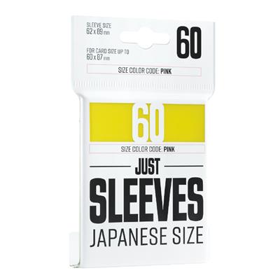 Just Sleeves: Yellow Japanese Size 60ct Card Game Sleeves