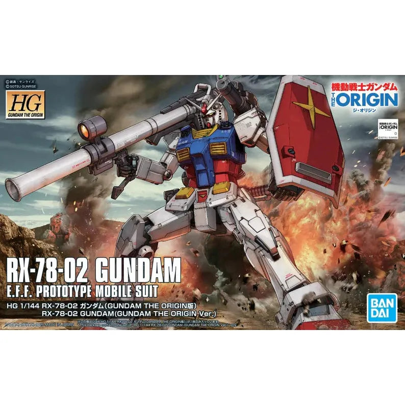 HG RX-78-02 Gundam Model Kit (The Origin Version)